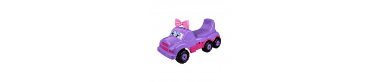 Машинка детская "Весёлые гонки" (для девочек) фиолетовая (1 шт/уп)