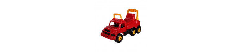 Машинка детская "Весёлые гонки" (для мальчиков) красная (1 шт/уп)