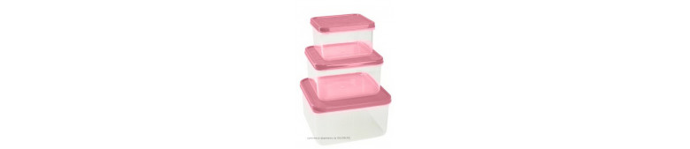 Комплект контейнеров для продуктов Vitamino квадратных 0,4 л + 0,7 л + 1,2 л.