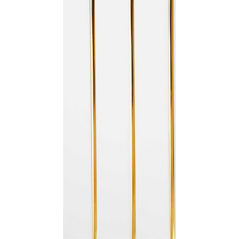             Панель Белый лак Софитто золото (3 секции), 240*3000*8 мм