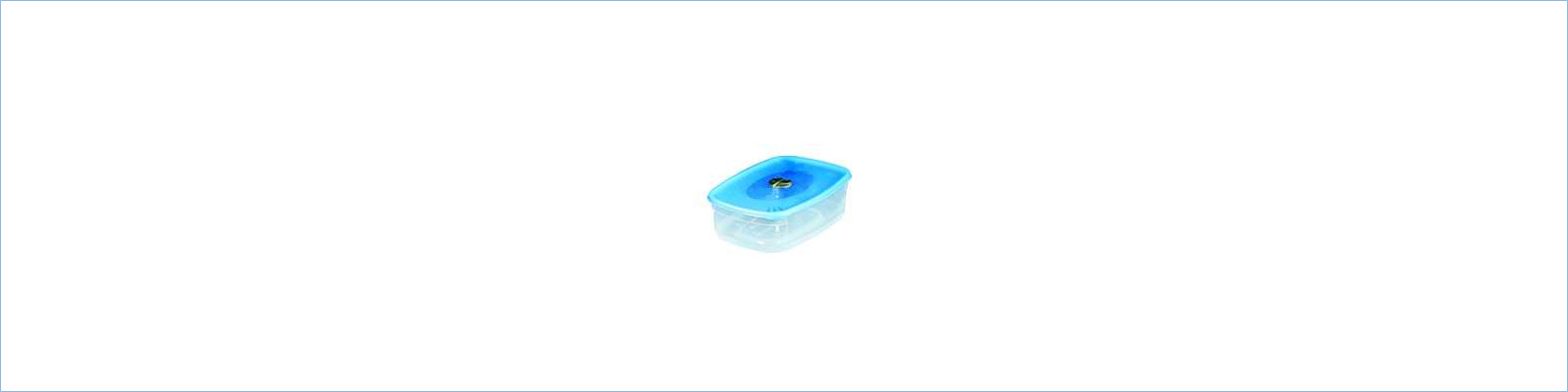Емкость прямоугольная для СВЧ с паровыпускным клапаном 0,75 л. ООО Пластик-Репаблик Р2327